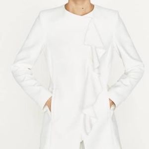 Cross Over Frock Coat With Frill || Zara